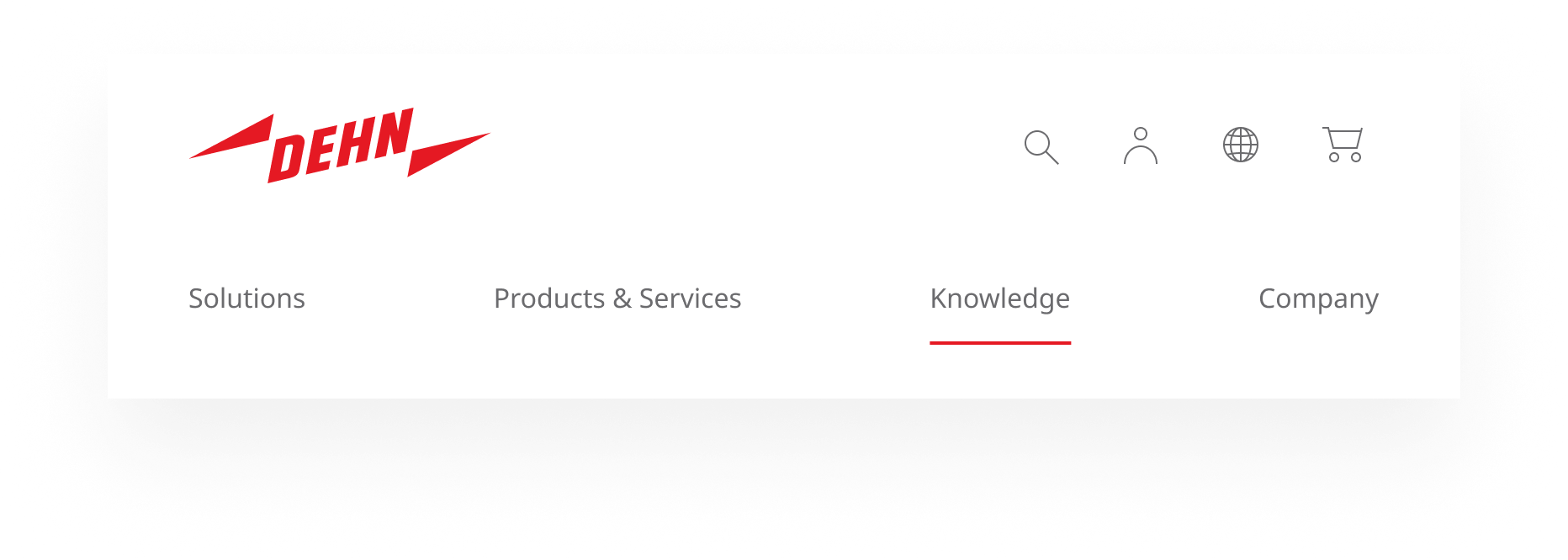Header — medium